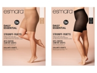 Lidl Esmara® ESMARA® Strumpf-Panties Damen, 5 Stück, 50 DEN, mit bequemen Komfortbu