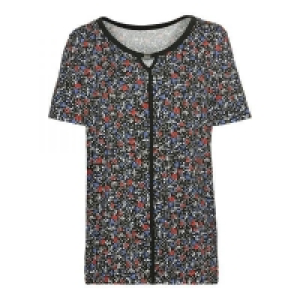 Damen-T-Shirt mit Schlüsselloch-Ausschnitt 4.00 €