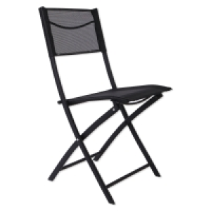 Gardiola Klappstuhl - schwarz - mit Textilene 19.00 €