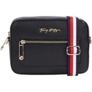 Tommy Hilfiger Umhängetasche Iconic Tommy, Kunstleder, uni, für Dame