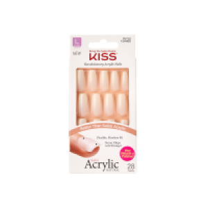 Rossmann Kiss Salon Acrylic Natural Nails selbstklebende Fingernägel Strong Enough