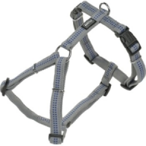 AniOne Nylon H-Geschirr Comfort Grau M