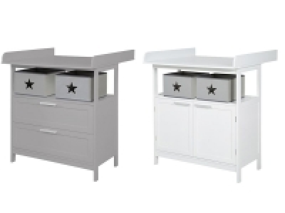roba Wickelkommode Hamburg mit Wickelansatz, inklusive Canvasboxen 94.99 €