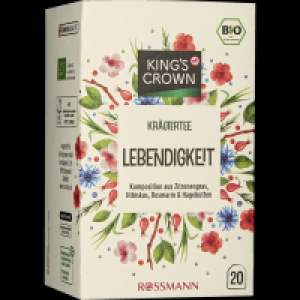 Kings Crown Bio Kr&auml;utertee Lebendigkeit