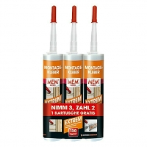 MEM Montagekleber Extrem: Nimm 3, zahl 2 16.45 €