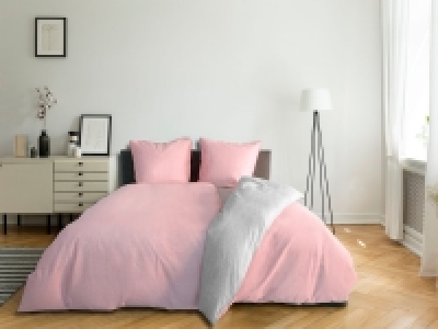 Castell Satin Bettwäsche »Uni Melange«, 135x200 cm oder 155x220 cm, au 17.99 €
