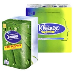 Tempo Duo Boxen oder Kleenex Taschent&uuml;cher