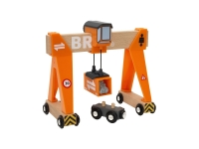 BRIO 33732 »Container-Verladekran«, 4-teilig, mit magnetischer Ladung, 21.99 €