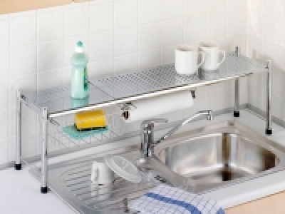 Wenko Spülbeckenregal »Expando«, ausziehbar, mit verchromtem Metall 41.99 €