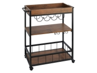 Wenko Küchenwagen »Rustico«, in Walnussholz-Look, aus lackiertem Metal 115.00 €