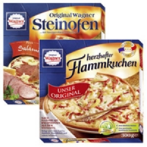 Original Wagner Steinofen Pizza Salami oder Flammkuchen Elsässer Art 1.66 €