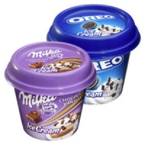 Ice Cream Cups Milka, Oreo oder Daim