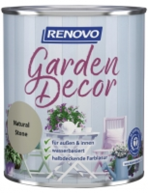 Hagebau  Farblasur »Garden Decor«, für innen & außen, 0,75 l, grau, seidenmatt