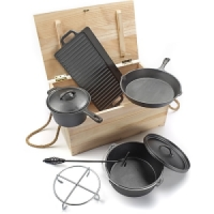 Netto  El Fuego AY 466 Dutch Oven Set, 7-teilig