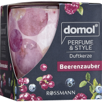 Rossmann Domol Perfume & Style Duftkerze Beerenzauber