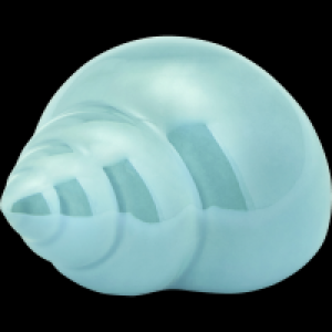 Ideenwelt Deko-Muschel klein blau