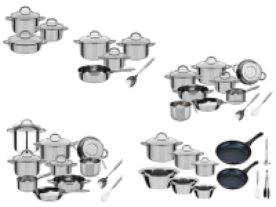 GSW Topf-Set »Montreal«, Kapselboden, rostfreier Edelstahl, mit Pfanne 29.99 €