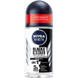 Rossmann Nivea Black and White Invisible Original Deo Roll-on