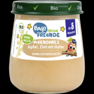 Erdbär Bio Gläschen Abendbrei Apfel, Zimt mit Hafer