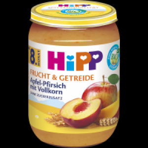 Hipp Bio Frucht und Getreide Apfel-Pfirsich mit Vollkorn