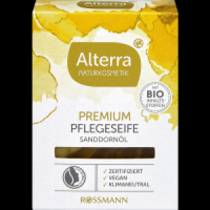 Alterra Naturkosmetik Premium Pflegeseife Sanddornöl