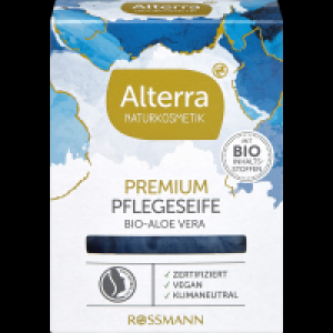 Alterra Naturkosmetik Premium Pflegeseife Bio-Aloe Vera