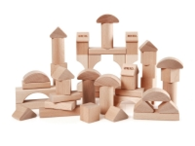 BRIO 30113 »Natur Holzbausteine 50Teile«, 7 verschiedene Formen, ab 1  20.62 €