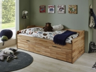 Relita Kojenbett »LILLY«, geplankte Optik, inklusive Rollrost, Bettkas 300.04 €