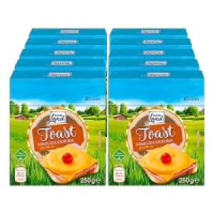 Netto  Gutes Land Schmelzkäse Scheiben Toast 250 g, 10er Pack