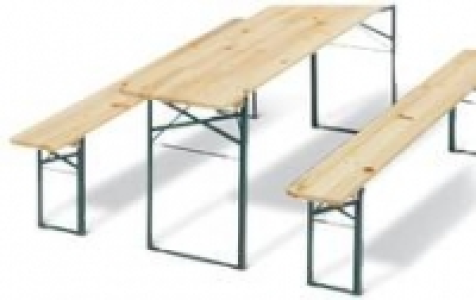 Festzeltgarnitur Hussen, Bank 2er-Set (o. Abb.)