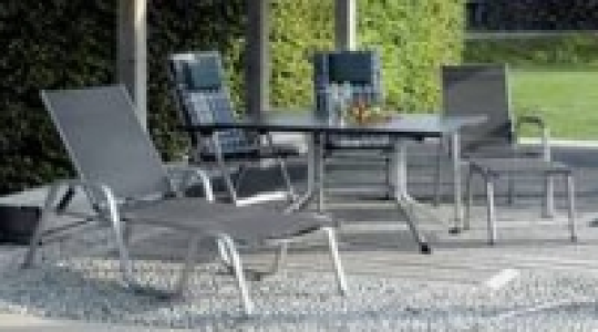 Gartenmöbelserie Basic-Plus Relaxsessel (o. Abb.)