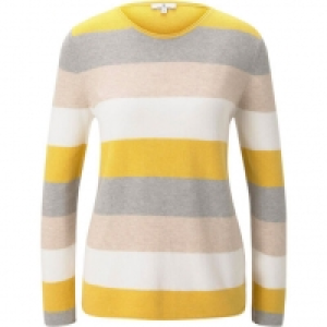 Karstadt  Tom Tailor Pullover, Strukturstrick, Rollsaum, für Damen