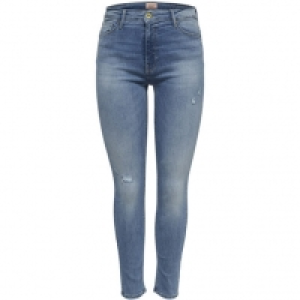 Only Röhrenjeans, slim fit, dezenter Used-look, für Damen