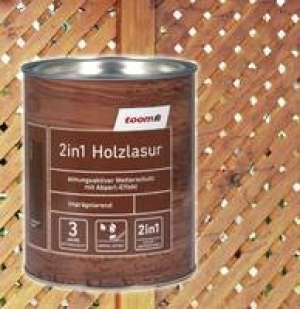 2in1 Holzlasur 4 l 34.99 €