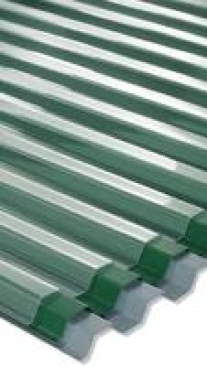 PVC-Wellplatte Trapez 70/18 moosgr&uuml;n oder alugrau 9.99&nbsp;&euro;