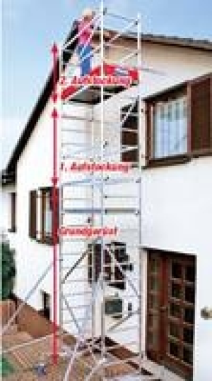 Alu-Arbeitsger&uuml;st ClimTec System /, 2. Aufstockung