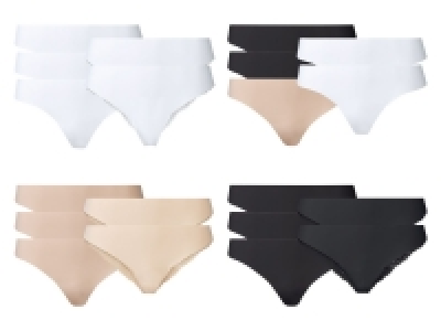 ESMARA® Lingerie ESMARA® Lasercut-Strings Damen, 5 Stück, ohne störend