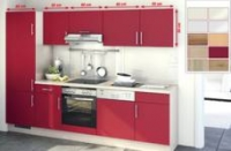 Einbauk&uuml;chenzeile mit Edelstahl-Kochmulde 1.00&nbsp;&euro;