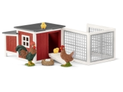 Schleich Farm World 42421 »Hühnerstall«, mit Zubehör, viele Spielfunkt