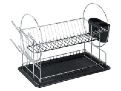 Wenko Geschirrabtropfer »Premium Duo«, mit Besteckkorb, Tassenhalter,  28.99 €