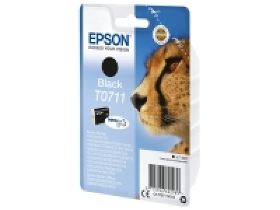 EPSON T0711 Gepard Tintenpatrone Schwarz, C13T07114012 9.99 €