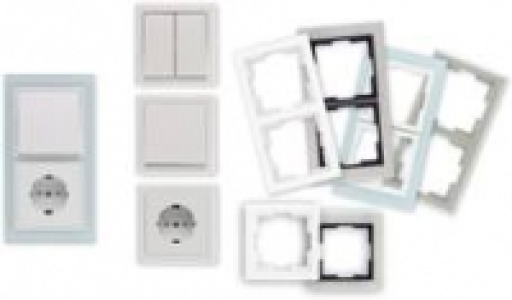 Schalterserie Design-Line Rahmen, 3-fach, weiß 4.99 €