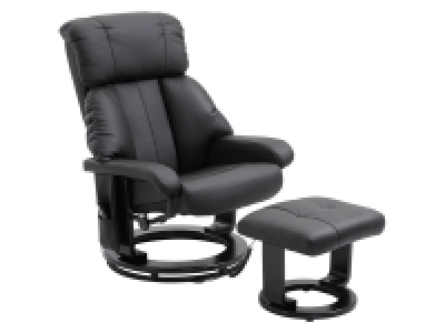 HOMCOM TV Sessel und Hocker mit Massage- und Heizfunktion