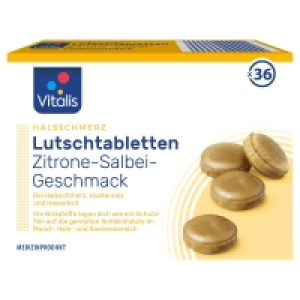 Aldi Süd  VITALIS® Halsschmerz Lutschpastillen