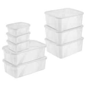 EASY HOME&reg; Klarsichtboxen 8er-Set