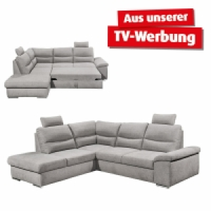 Ecksofa - silver - Webstoff - Liegefunktion 767.00 €