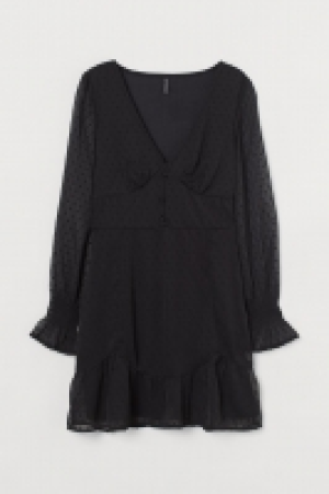 Chiffonkleid mit Plumetis 14.99 €