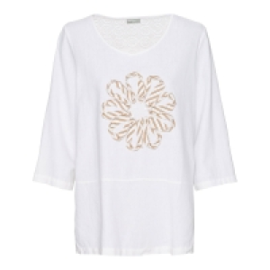 Damen-Bluse mit Blumen-Applikation 9.99 €