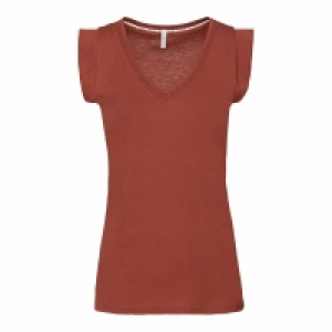 Damen T-Shirt mit V-Ausschnitt 3.99 €