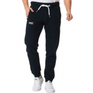 Superdry Jogginghose, Gummizugbund, Kordelzug, Rippbündchen, für Herre